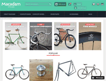 Tablet Screenshot of macadamcycles.com